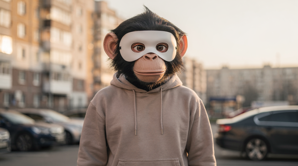 Арт Masked Monke: разбираем визуальный язык мем-маскота